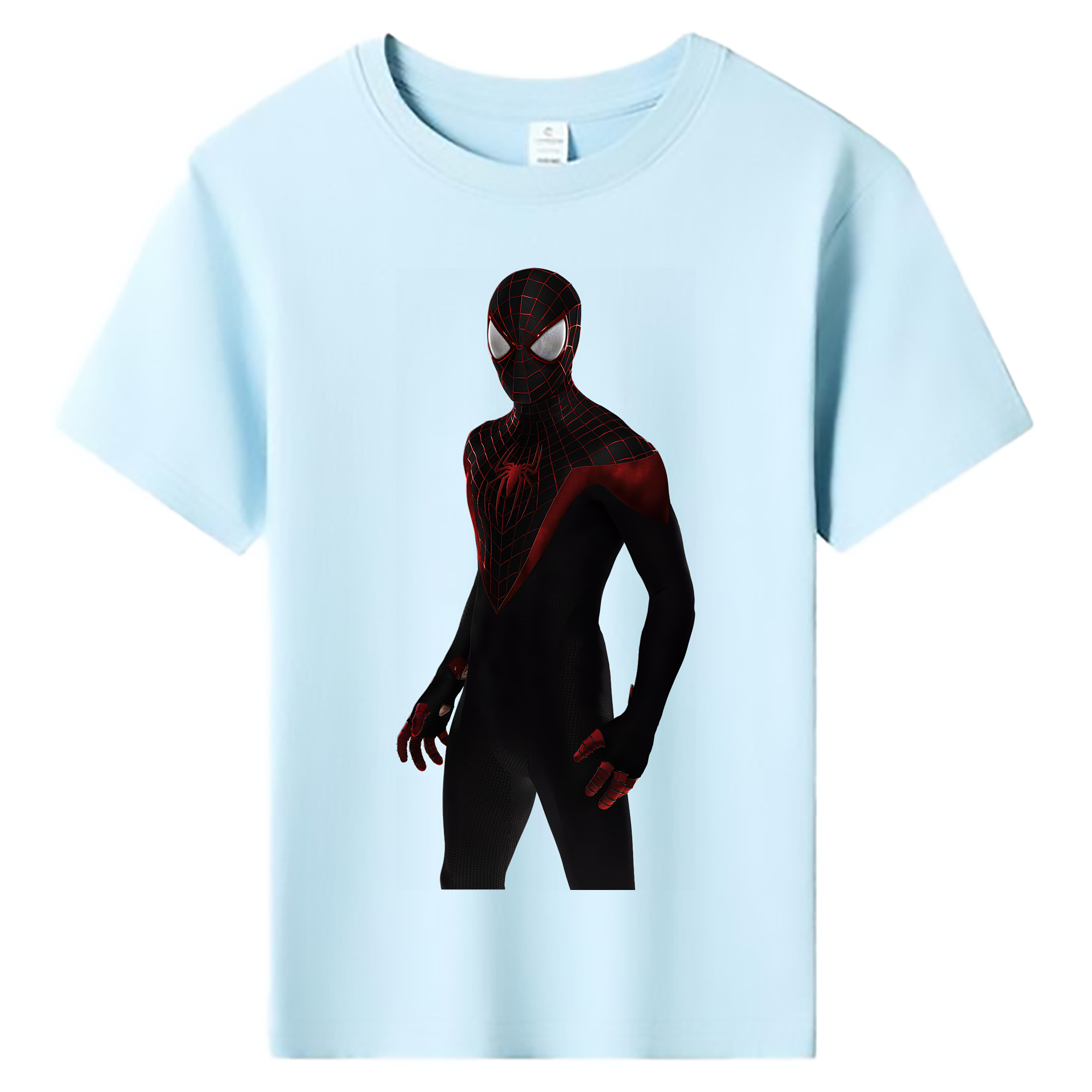 （画像用） Spider Man スパイダーマン 綿100％キッズTシャツ（フロントプリント）